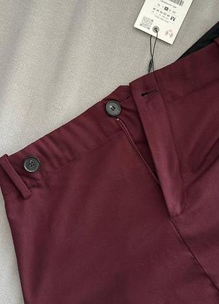 Асиметрична бордова спідниця бренду zara, нова з бірками 7