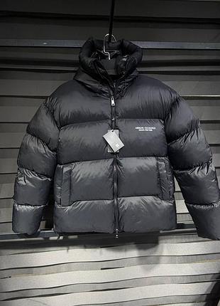 Чоловічий пуховик armani exchange з капюшоном