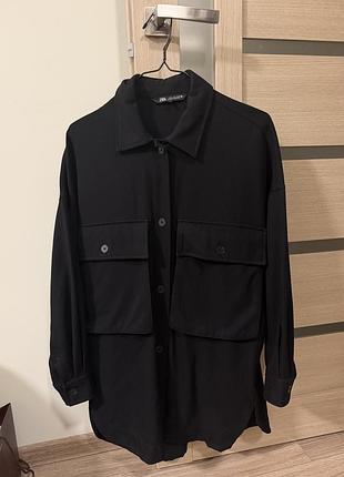 Сукня-сорочка zara оверсайз