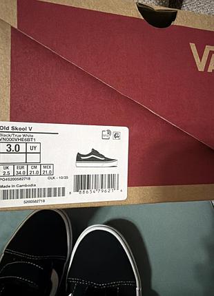 Кеди vans на липучках 34р 4