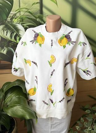 Біла футболка zara