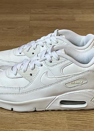 Кожаные кроссовки nike air max оригинал в идеальном состоянии 32 размер