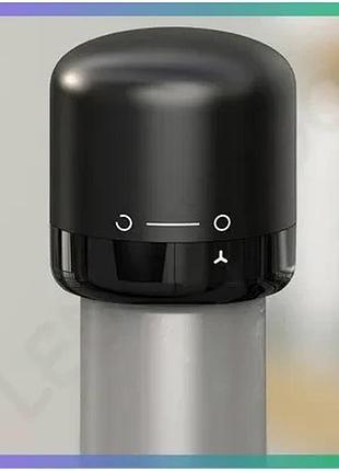 Вакуумная пробка для вина semi wine stopper черная пластиковая пробка для бутылки вина sku_cn12464
