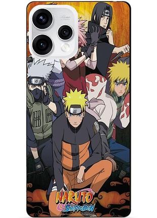 Чехол силиконовый бампер для oppo reno 15 с рисунком naruto наруто аниме