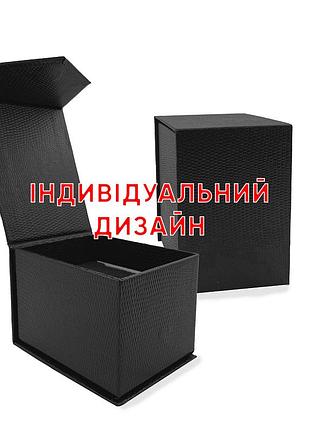 Коробочка для часов 2 черная индивидуальный дизайн