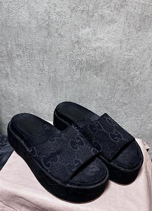 Gucci 🔥🔥шлепки на платформе