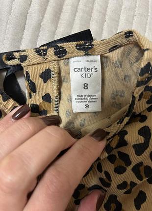 Сукня леопардовий принт carter’s 2