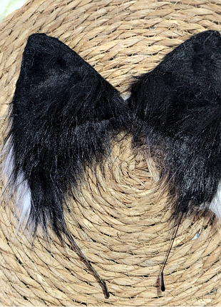🖤🤍 пушистый обруч “cat ears” 🐾 3