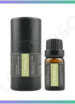 Ефірна олія цитронели semi 100% pure essential oil 10 мл натуральна для ароматерапії та догляду за шкі sku_cn15294
