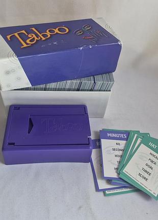 Настільна гра табу оригінал hasbro 2000 made in usa taboo 2