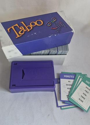 Настільна гра табу оригінал hasbro 2000 made in usa taboo