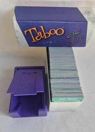 Настільна гра табу оригінал hasbro 2000 made in usa taboo 5