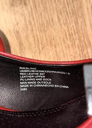 Червоні туфлі на підборах steve madden 3