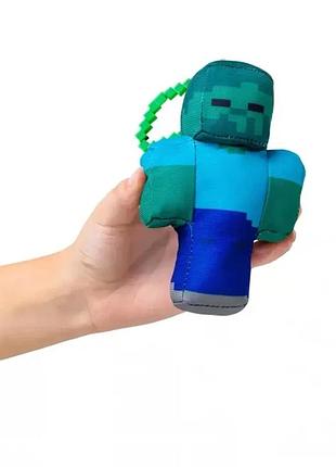 М'яка іграшка-брелок майнкрафт minecraft 13 см, персонажі в асортименті, іграшка на рюкзак mc7002