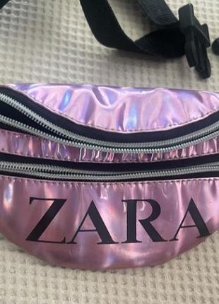 Сумка бананка zara женская