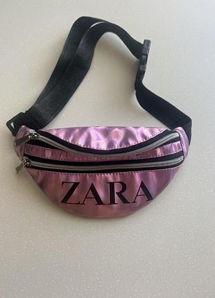 Сумка бананка zara женская 2
