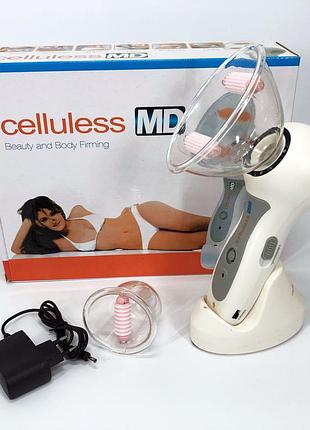 Масажер для розслаблення в домашніх умовах celluless, вакуумний масажер для тіла з прогріванням jo-59