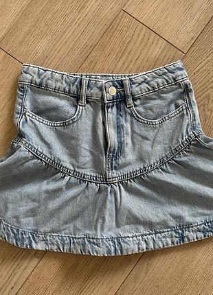 Джинсива спідниця h&m