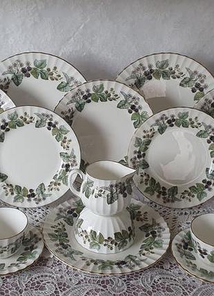 Lavinia royal worcester  лавінія посуд з ожиновими гілочками обідній сервіз чайний сервіз на 4 персони