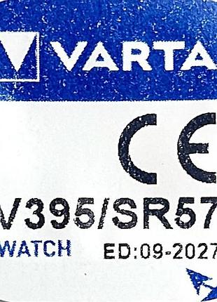 Батарейка varta v 395 (sr927sw)