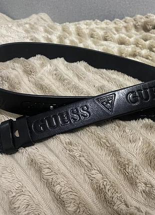 Ремень в стиле guess пояс кожа