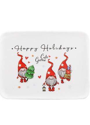 Блюдо сервировочное ardesto gnomes 4 ar3064 20х15 см