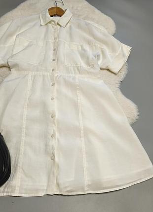 Платье платье рубашка zara 3