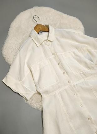 Платье платье рубашка zara 2