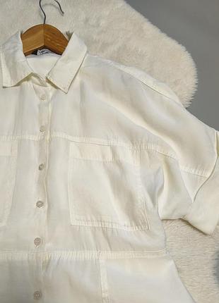 Платье платье рубашка zara 4