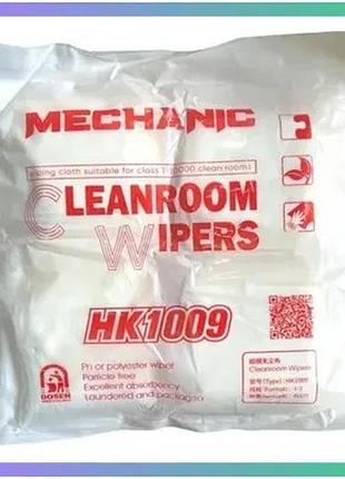 Серветка из микрофибры mechanic hk1009 для удаления пыли и следов 400 шт 100х100 мм уборка чистка sku_vendorcode
