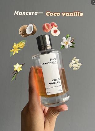 Парфуми mancera coco vanille 10 ml