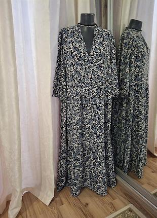 Ярусное платье 👗 большого размера 3