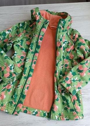 Куртка softshell софтшел crivit 4-5-6 років 98-104 см 2