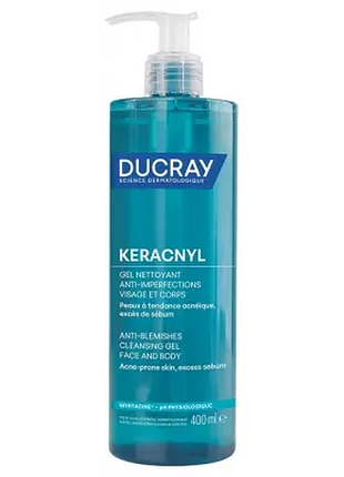 Гель для умывания ducray keracnyl против несовершенств кожи 400 мл
