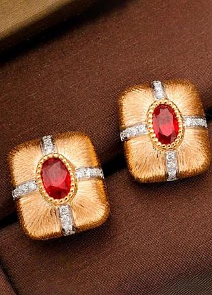 Серьги "retro chic" 3