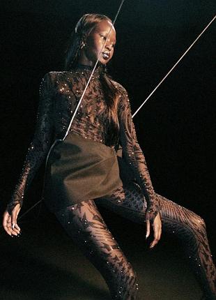 Колготи зі стразами mugler x h&m 4