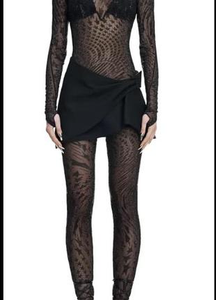 Колготи зі стразами mugler x h&m 5
