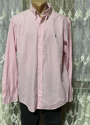 Polo ralph lauren хлопкова сорочка