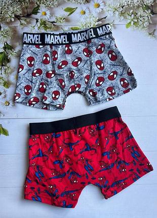 Трусики боксеры на мальчика spider-man (набор 2 шт.) primark р.110 см (4-5 лет)