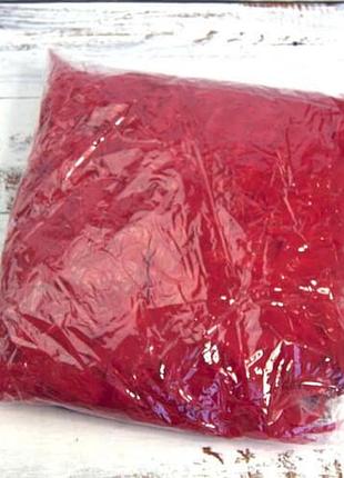 Боа красное из перьев 80г 2