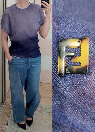 Топ с градиентом вд fendi