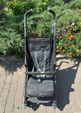 Прогулянкова коляска chicco liteway 3 + теплий чохол + дощовик 2