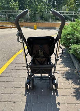 Прогулянкова коляска chicco liteway 3 + теплий чохол + дощовик 4