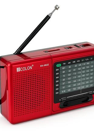 Радіоприймач широкого діапазону mp3 usb golon rx-6622, радіоприймачі фм, радіоприймач ретро am fm av-36