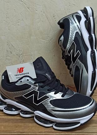 New balance кроссовки мужские модные брендовые черно белые