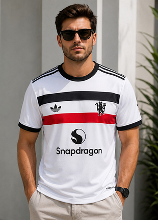 Футболка adidas manchester united snapdragon белая мужская l/xl