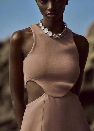 Сукня zara з вирізами