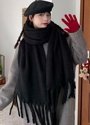 🧣 стильный теплый шарф 🖤