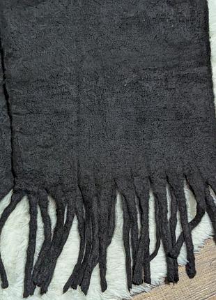 🧣 стильный теплый шарф 🖤 3