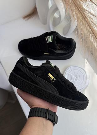 Кроссовки puma suede xl black